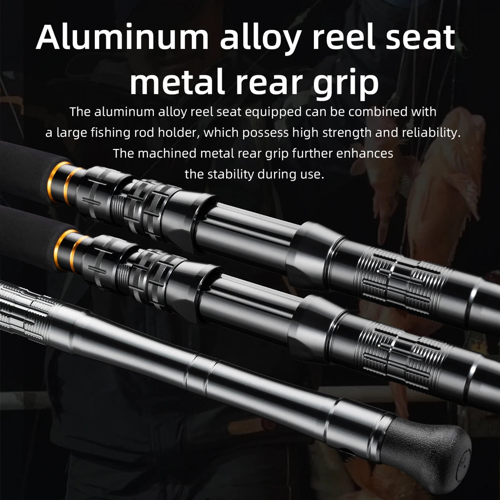Ecooda EDB Dusk Blade heavy duty boat rod match with electric reel and boat rod holder